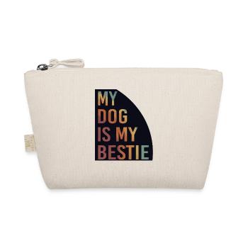 My Dog Is My Bestie - Organic Pouch - nature - Front