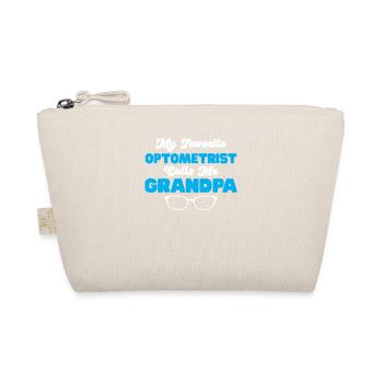 Optician Gift Optometry - Organic Pouch - nature - Front