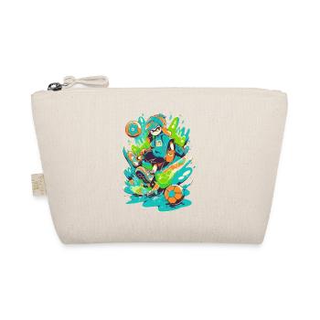 Joueur de football funky dans la conception de jeux d’art de rue - Trousse biologique - nature - Devant