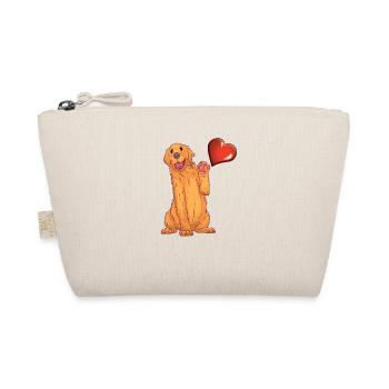 Dog Golden Retriever Dog Owner - Organic Pouch - nature - Front