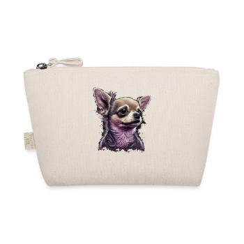 Chihuahua Puppy | Pretty Pink Dog Girly Mom Women - Organic Pouch - nature - Front