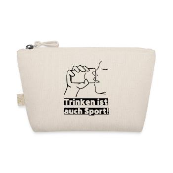 Trinken ist auch Sport! Party, Mallorca, JGA! - Bio-Täschchen - Natur - Vorne