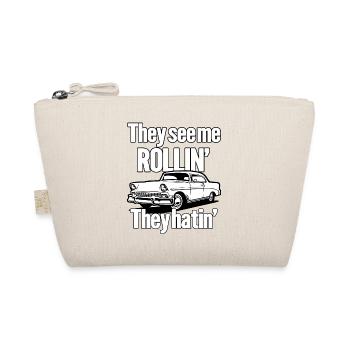 Rollin' Revolution Classic Car Lover - Organic Pouch - nature - Front