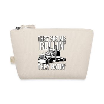 Rollin Thunder Embrace the Power of the Truck - Organic Pouch - nature - Front