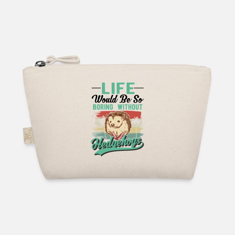 Hedgehog Gift Spiny Hedgehog Organic Pouch
