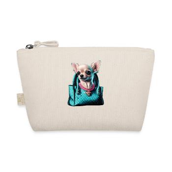 Chihuahua | c Handtasche Welpe Girlie Hunde-Mama - Bio-Täschchen - Natur - Vorne