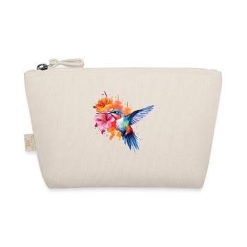 Entzückende Aquarellkunst Eines Kolibris - Bio-Täschchen - Natur - Vorne