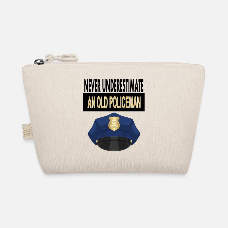 alter Polizist Polizeistation Polizeichef Geschenk Bio-Täschchen