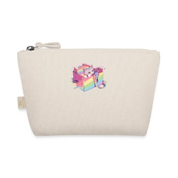 Cool Cat Lover Rainbow LGBT Pride Lesbian Gay Pun - Organic Pouch - nature - Front
