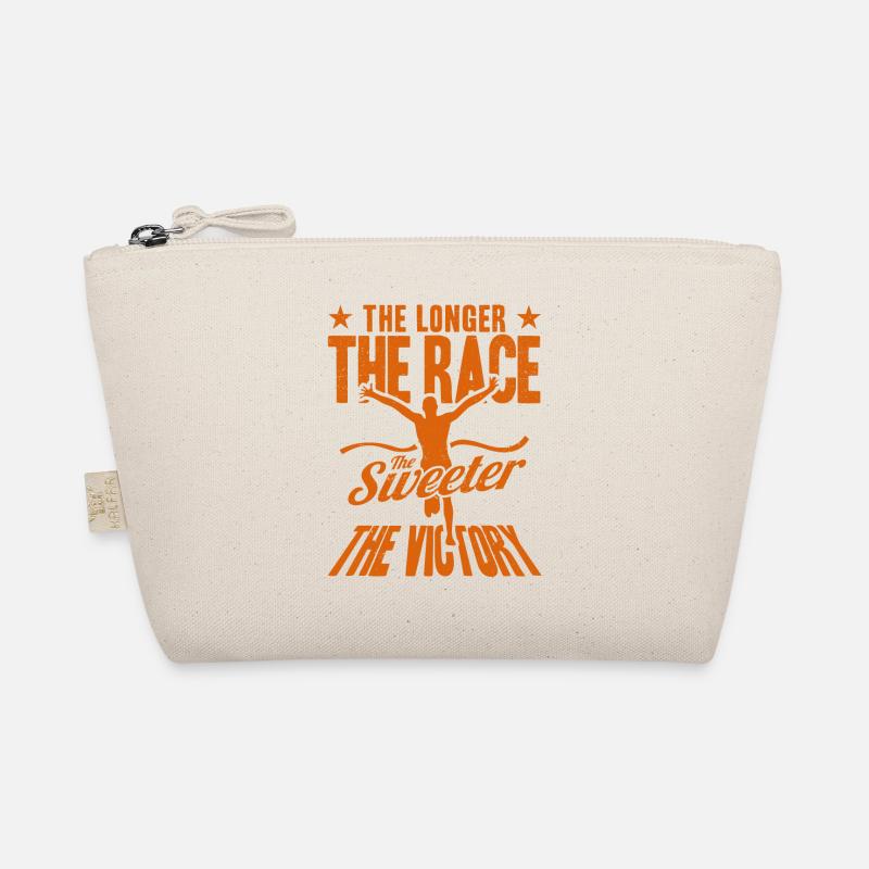 Ultramarathon Trail Running Marathon Runner Gift - Organic Pouch - nature
