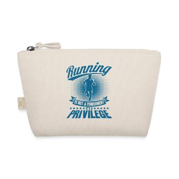 Ultrarunning Trail Running Marathon Runner Gift - Organic Pouch - nature - Front