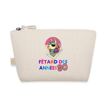 Lama Fêtard des 80's année anniversaire groove - Trousse biologique - nature - Devant