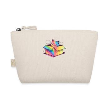 Transgender Cat Lover Cool Rainbow Lesbian Gay Pun - Organic Pouch - nature - Front