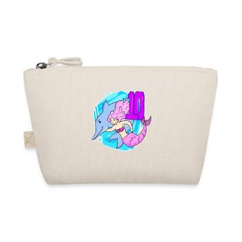 Fille - 10e anniversaire Sirène - Fille - Trousse biologique - nature - Devant