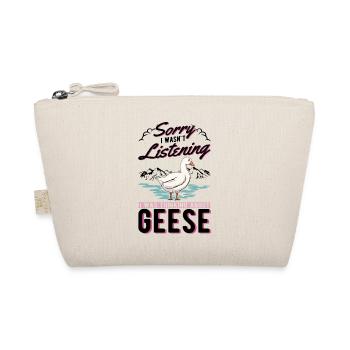 Geese Gift Goose Breeder Goose - Organic Pouch - nature - Front