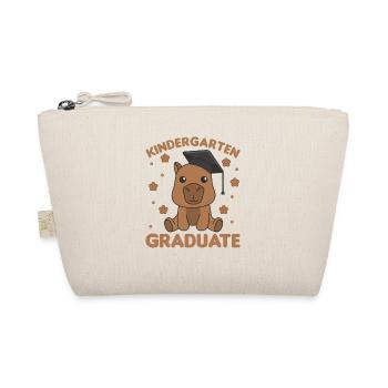 Diplômé de la maternelle pour enfants Capybara Graduation - Trousse biologique - nature - Devant