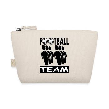 Fußball Team Fußballspieler Fußballspiel Geschenk - Bio-Täschchen - Natur - Vorne
