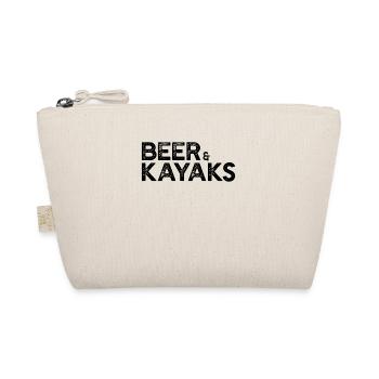 Funny Kayak Kayaker Beer & Kayaks - Organic Pouch - nature - Front