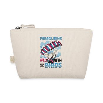 Paragliding, Fly With The Birds - Organic Pouch - nature - Front