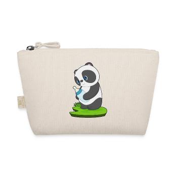 Panda Babyflasche Milch - Bio-Täschchen - Natur - Vorne