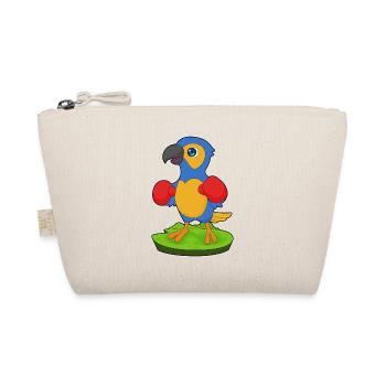 Parrot Boxer Boxing Gloves Boxing - Organic Pouch - nature - Front