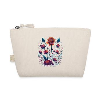 Roses Vaporwave Bouquet - Organic Pouch - nature - Front