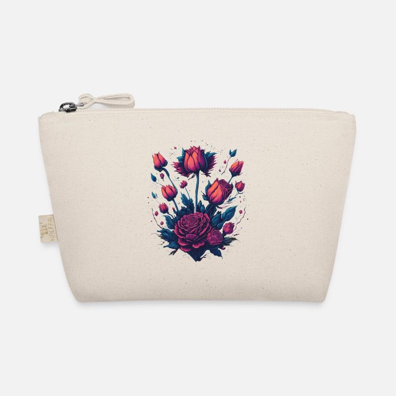 Style de tatouage néon arbuste rose Trousse biologique