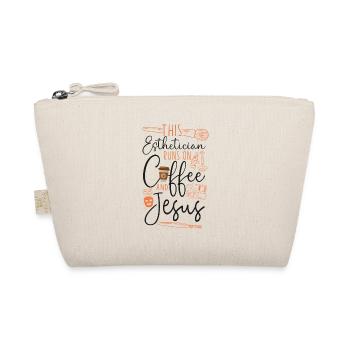 Esthetician Skincare Beautician - Organic Pouch - nature - Front