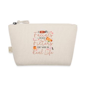 Cute Licensed Esthetician Skincare - Bio-Täschchen - Natur - Vorne