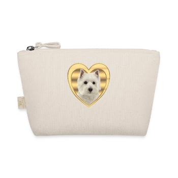 Westi - Dog Lovers - Dogs Heart - Organic Pouch - nature - Front