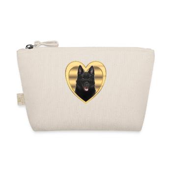 Schipperke - Dog Lovers - Dog Heart - Organic Pouch - nature - Front