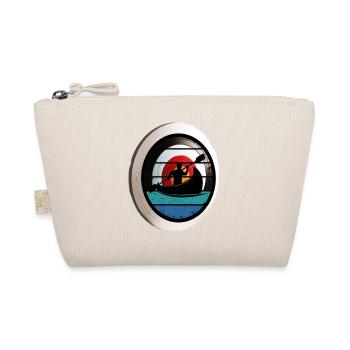 Kayaking Kayaker Saying Canoe Gift Idea - Organic Pouch - nature - Front