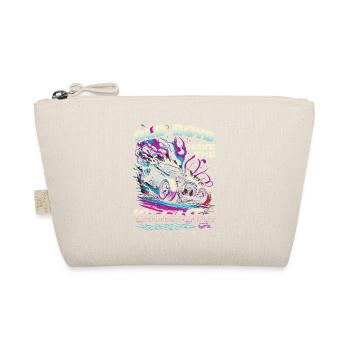 Hot Rod Grandpa, Old Boys Coolest Toys, Muscle Car - Organic Pouch - nature - Front