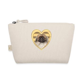 Pékinois - Amoureux des chiens - Cœur de chien - Trousse biologique - nature - Devant