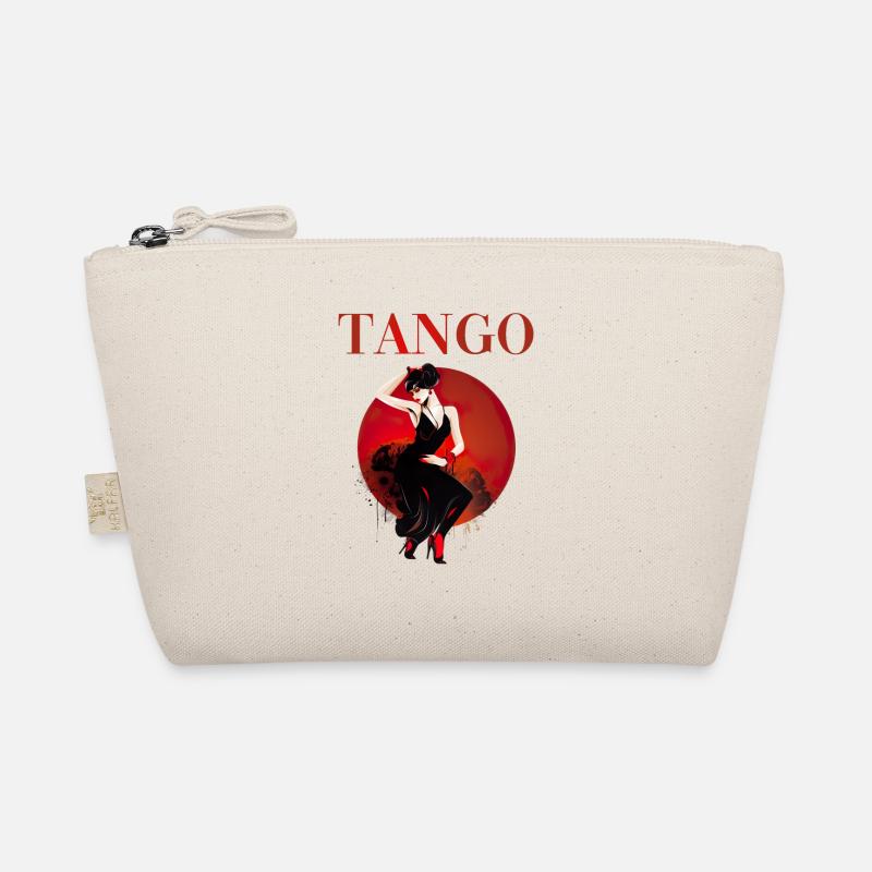Tango Tanz für einen Tango Tänzer Tänzerinnen - Bio-Täschchen - Natur