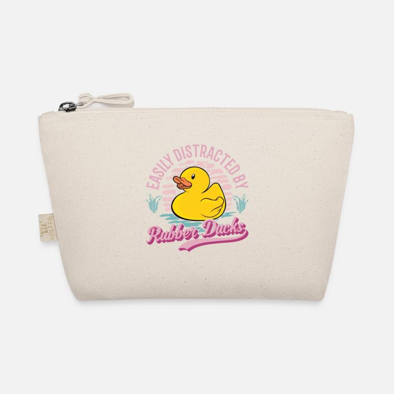 Gummiente Geschenk Quietscheente Badeente Bio-Täschchen