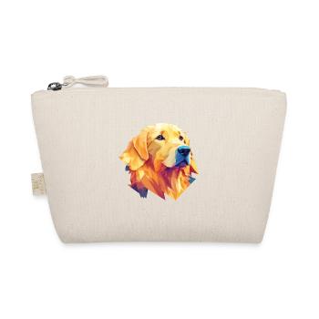 Golden Retriever Dog Pet and Dog Friend - Organic Pouch - nature - Front