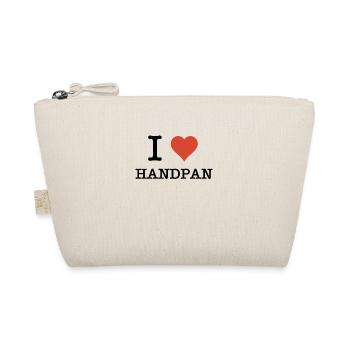 Ich liebe Handpan-Spieler - Bio-Täschchen - Natur - Vorne