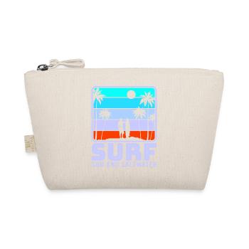 Surfing, kitesurfing, wakeboarding, beach surfers - Organic Pouch - nature - Front