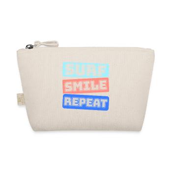 Surfing, kitesurfing, wakeboarding, beach surfers - Organic Pouch - nature - Front