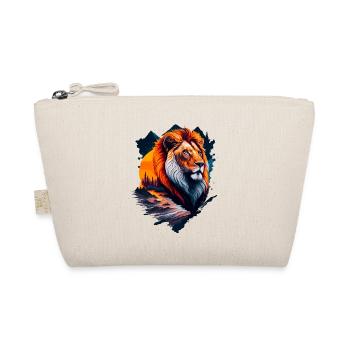 Abstract illustration of lion - Organic Pouch - nature - Front