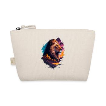 Abstract illustration of lion - Organic Pouch - nature - Front
