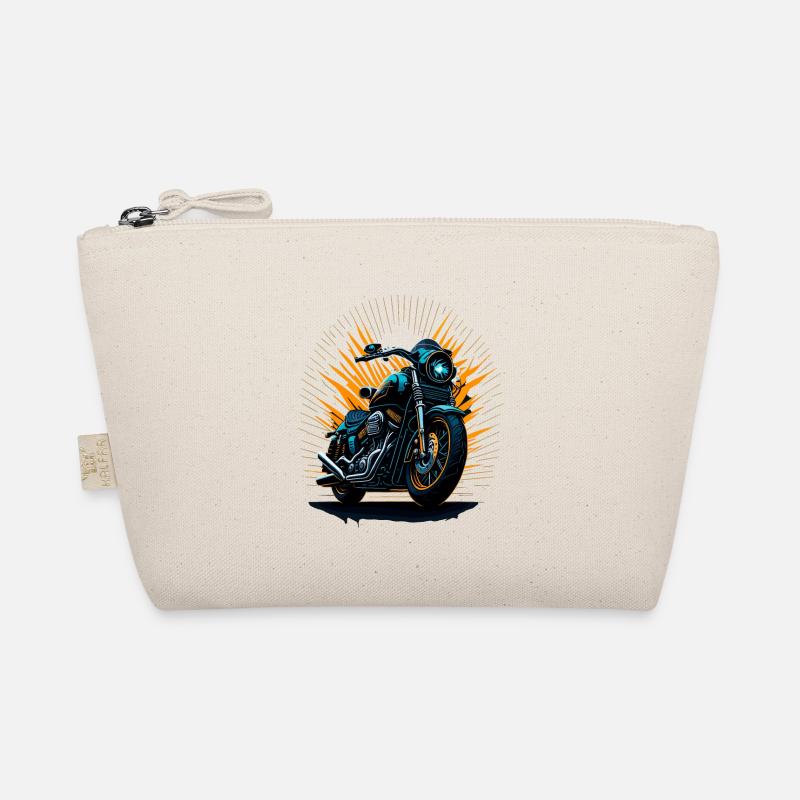Classic motorcycle - Organic Pouch - nature