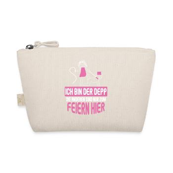 Junggesellenabschied Poltern Polterabend JGA - Bio-Täschchen - Natur - Vorne