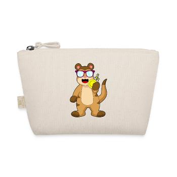 Meerkat Gold Coin - Organic Pouch - nature - Front