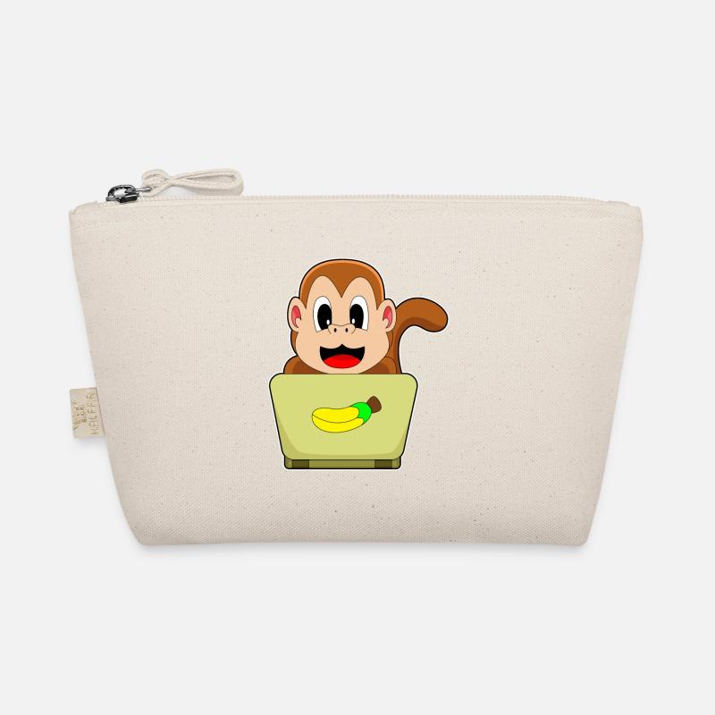 Monkey Laptop Organic Pouch