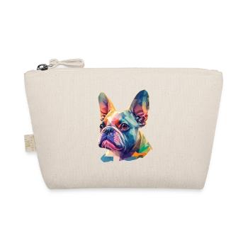 French Bulldog Dog Funny Dogs Art - Organic Pouch - nature - Front