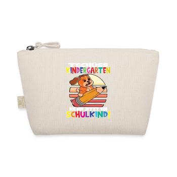 Tschüss Kindergarten Ich Bin Jetzt Ein Schulkind! - Bio-Täschchen - Natur - Vorne