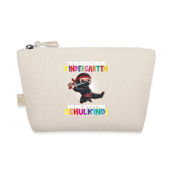 Tschüss Kindergarten Ich Bin Jetzt Ein Schulkind! - Bio-Täschchen - Natur - Vorne