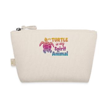 Sea Turtle Tortoise Watercolor My - Organic Pouch - nature - Front